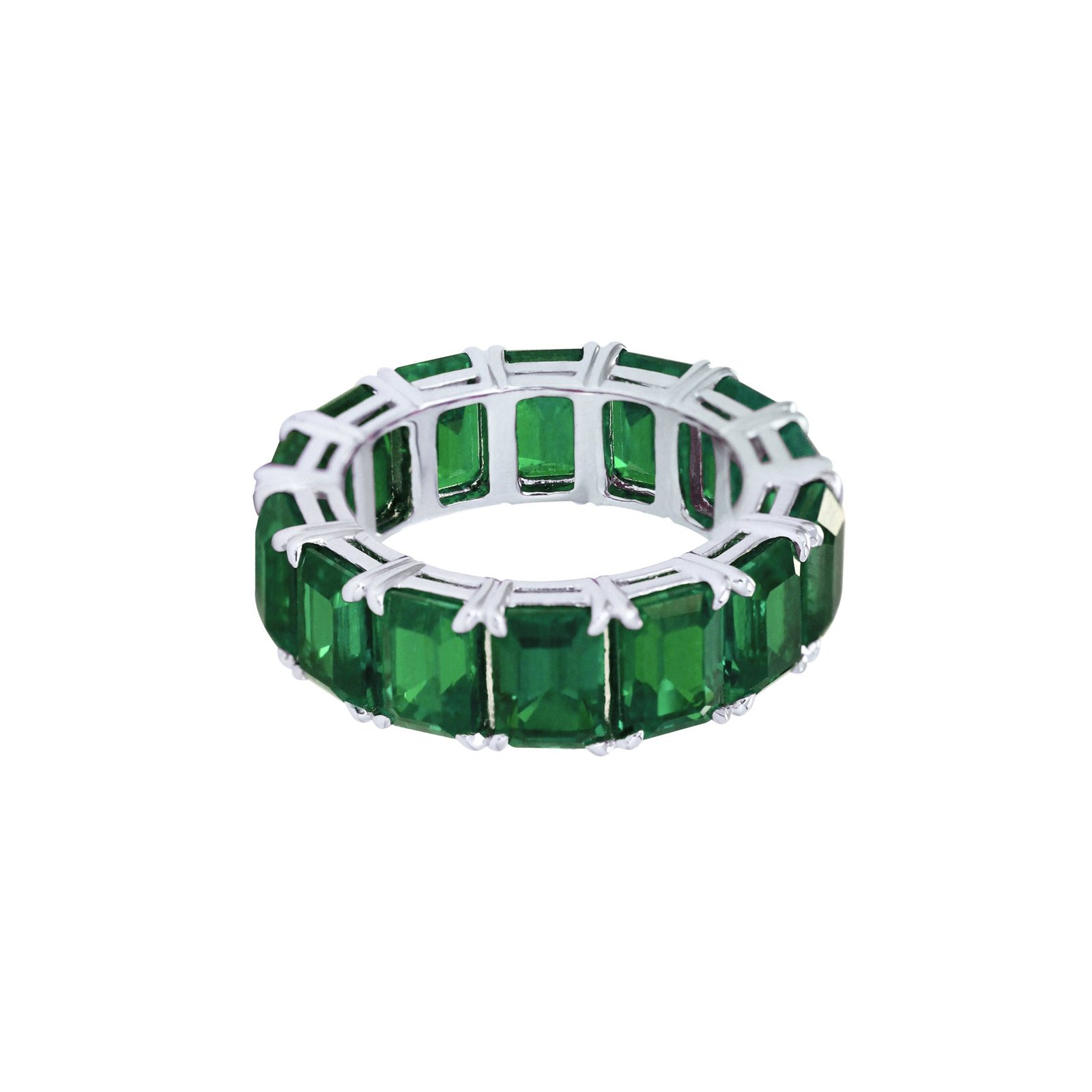I'm Worth It Emerald Eternity Ring