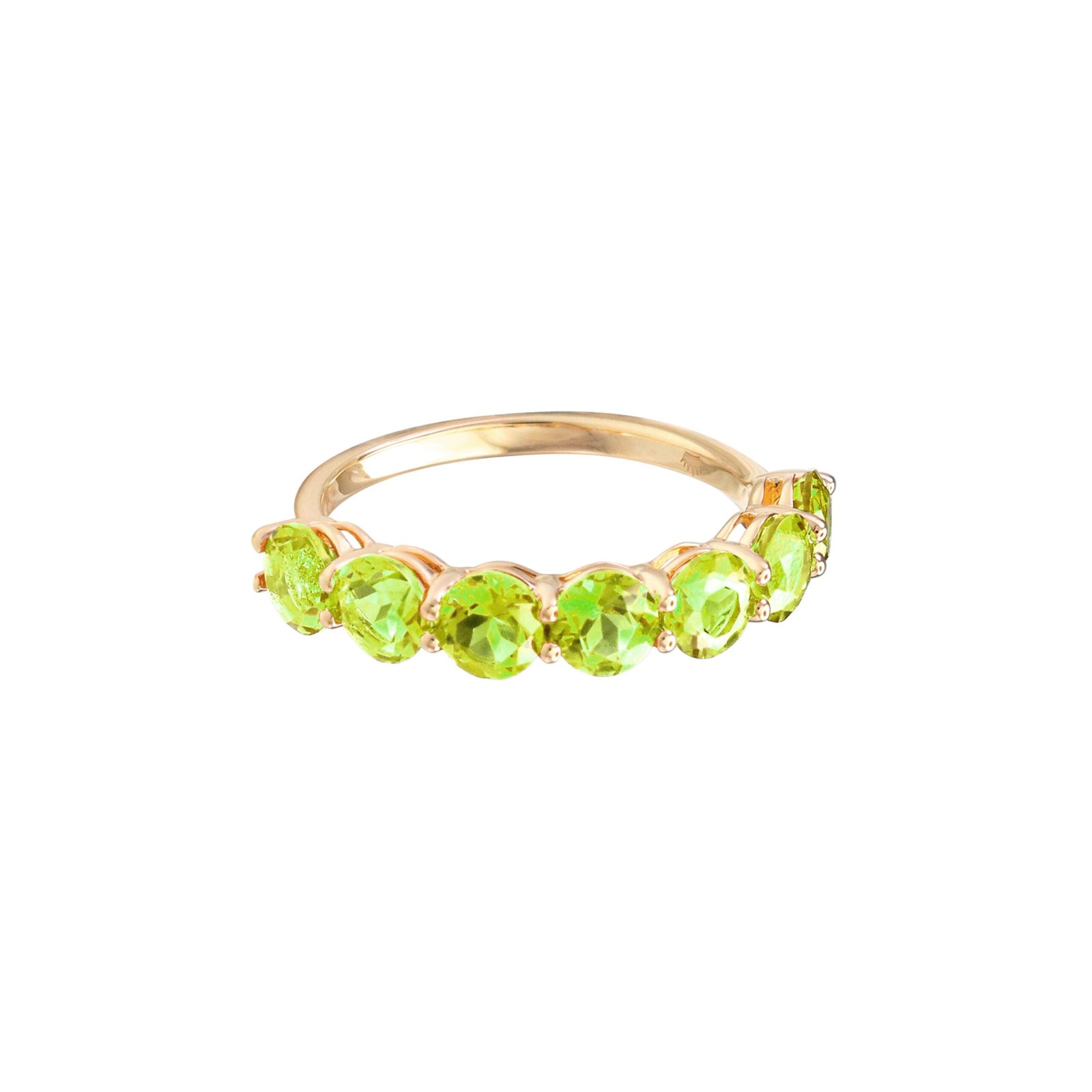 Pure Radiance Peridot Eternity Ring