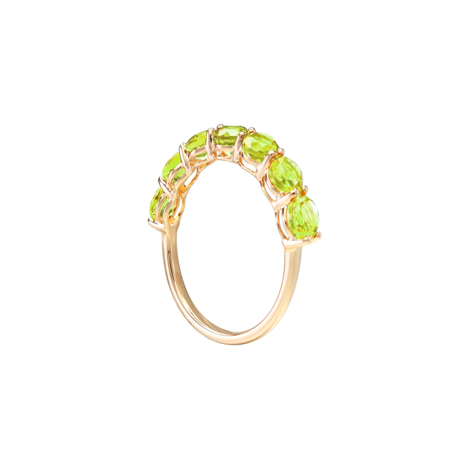 Pure Radiance Peridot Eternity Ring
