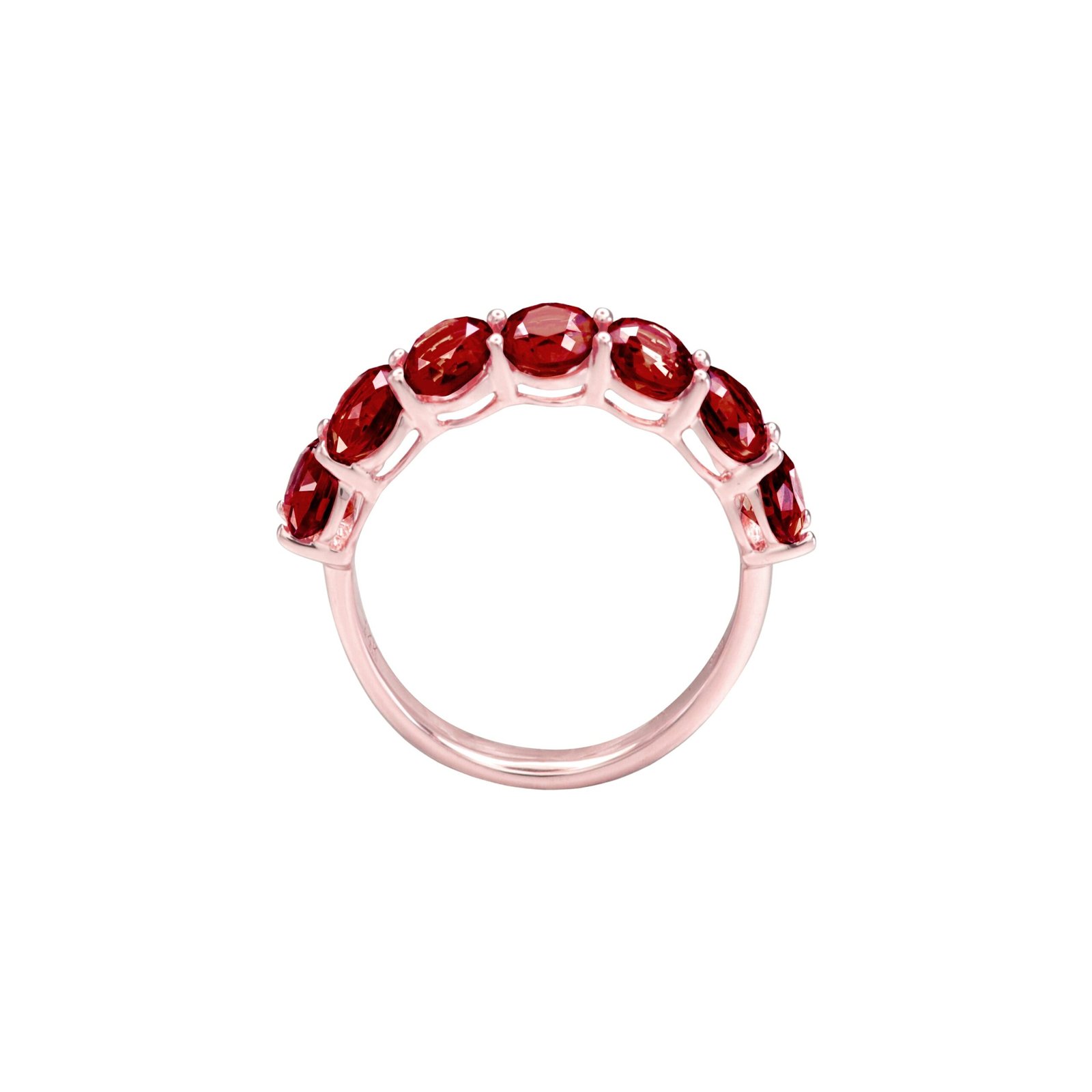 Pure Radiance Garnet Eternity Ring