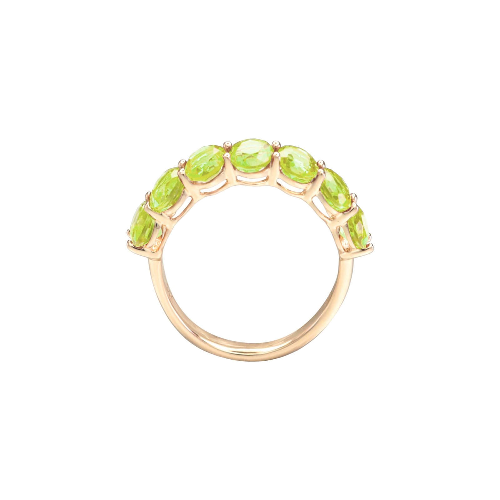Pure Radiance Peridot Eternity Ring
