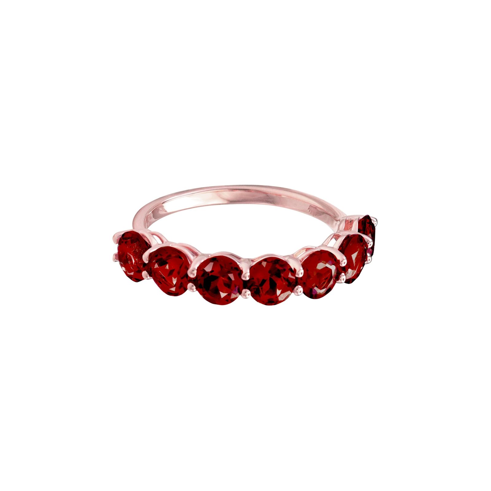 Pure Radiance Garnet Eternity Ring