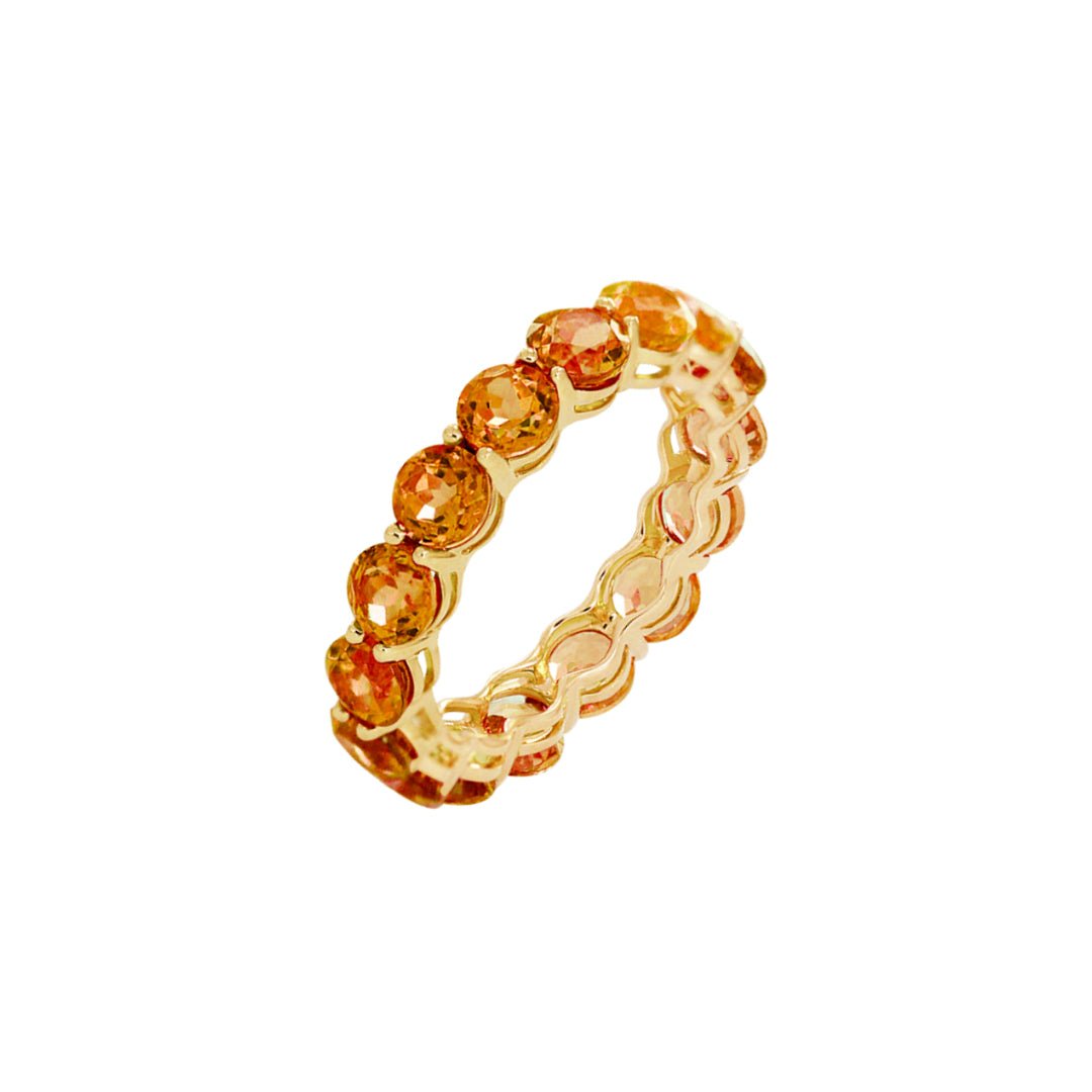 Eternal Bliss Citrine Eternity Ring