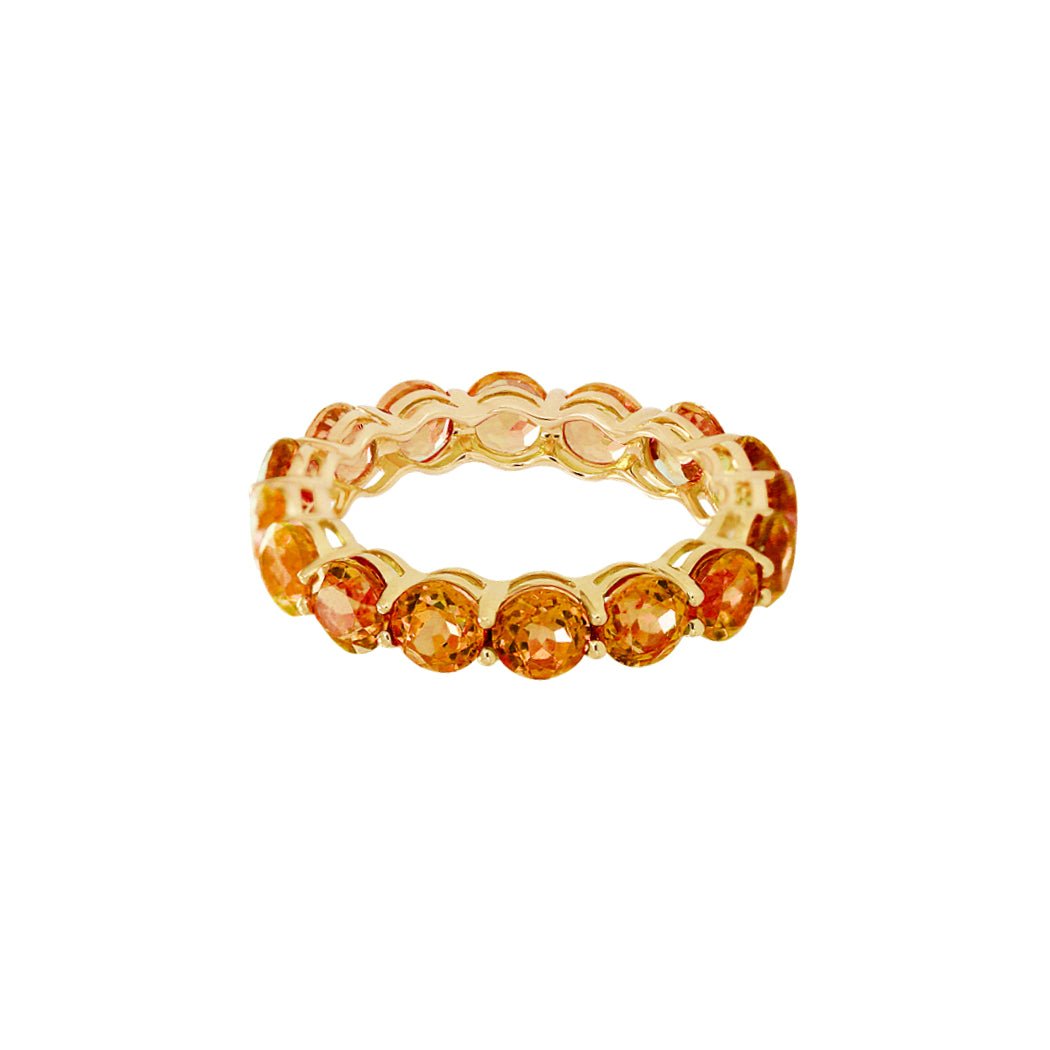 Eternal Bliss Citrine Eternity Ring