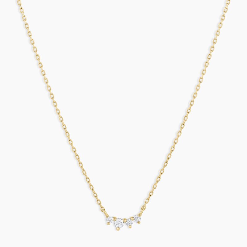 Diamond Cluster Necklace