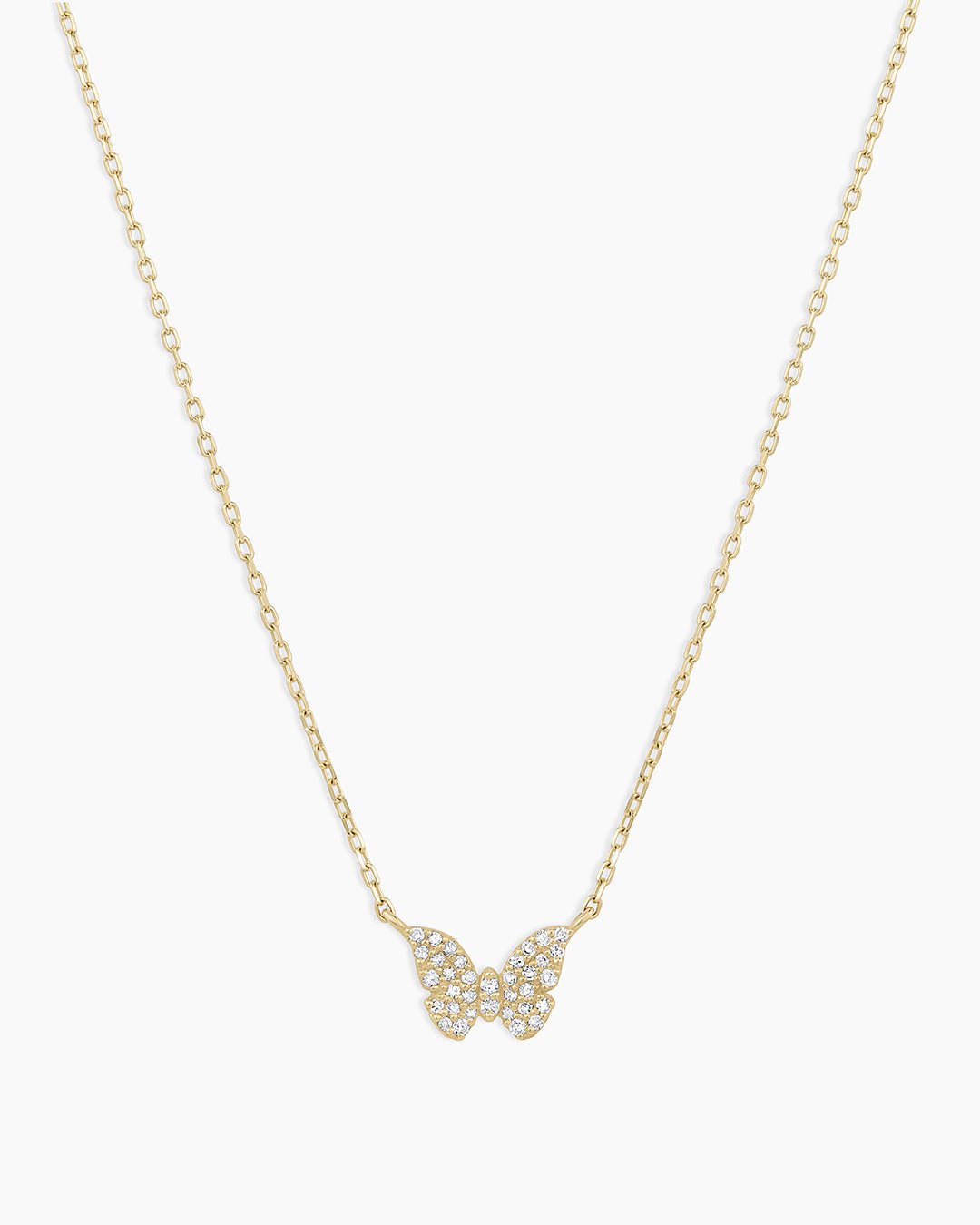 Diamond Butterfly Necklace
