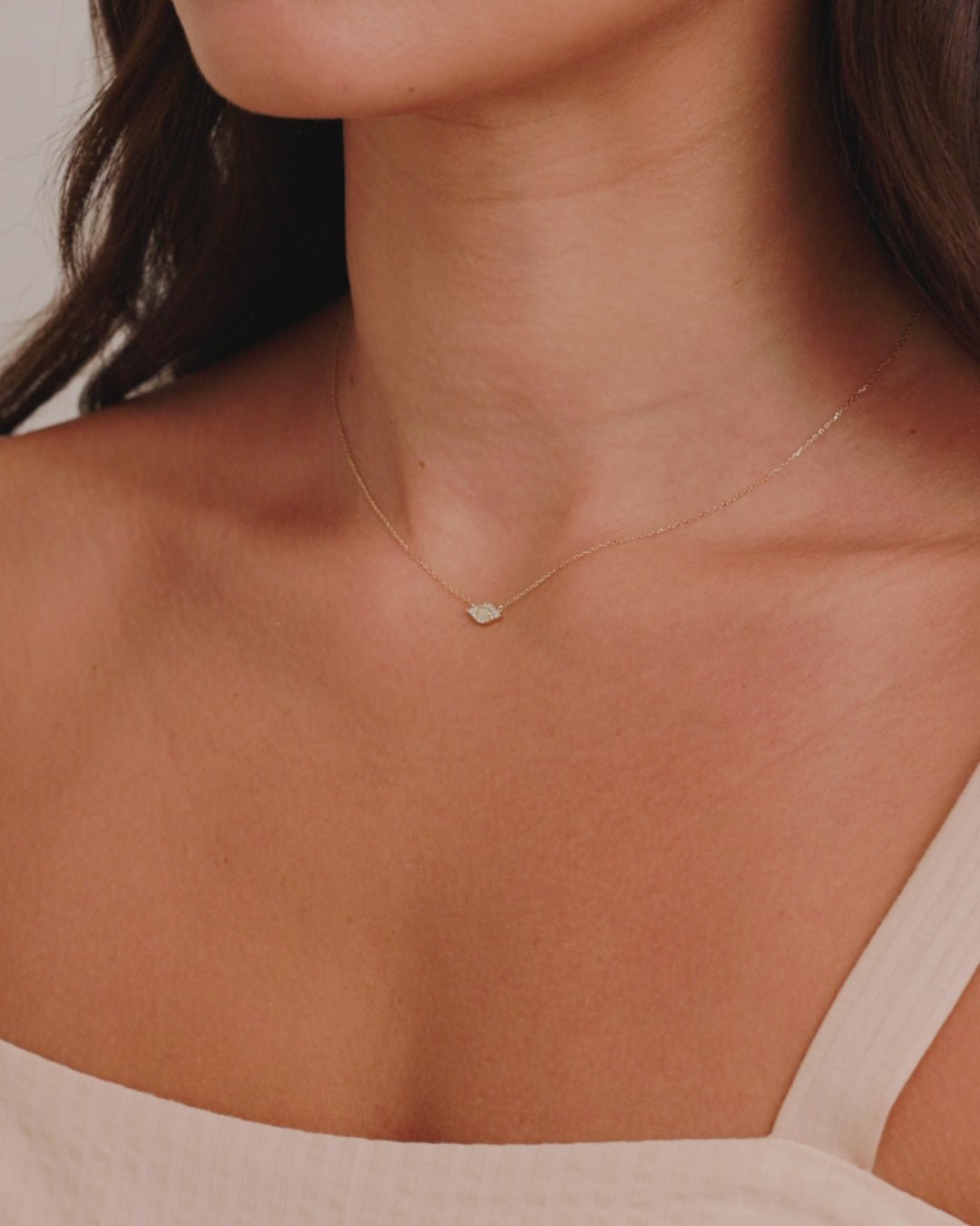 Diamond Evil Eye Necklace