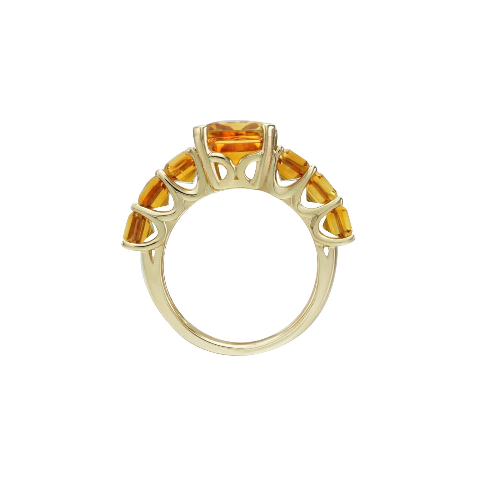 Crystal Armor Citrine Eternity Ring